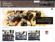Tablet Screenshot of larmoireaconserves.com